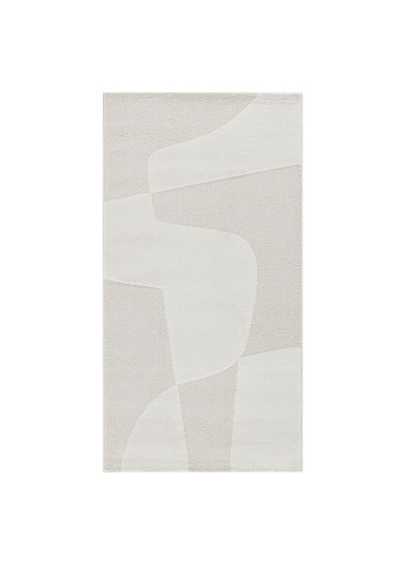 Tapis abstrait crème MONACO 80