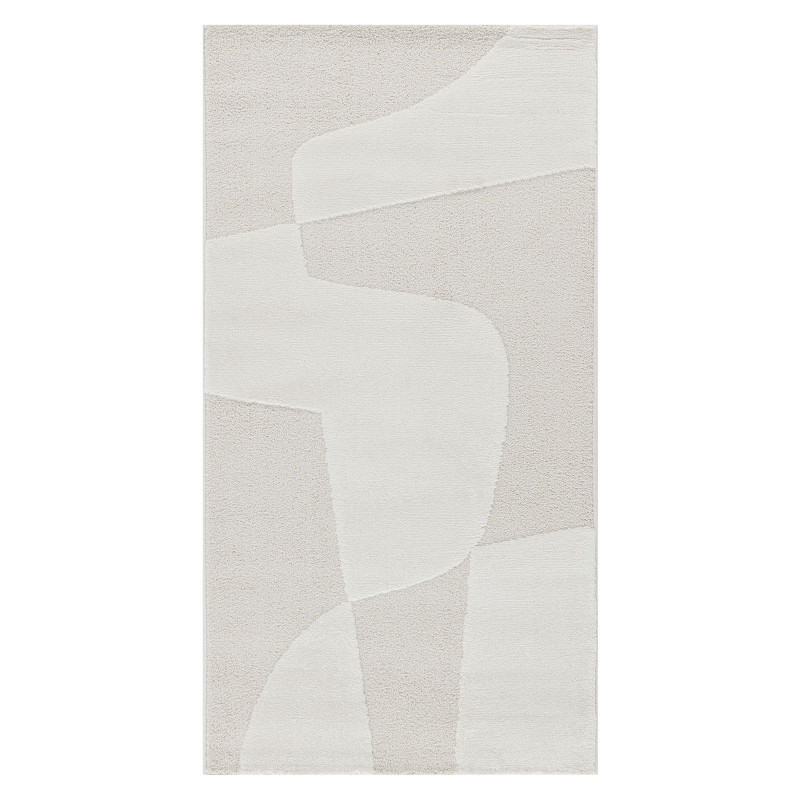 Tapis abstrait crème MONACO 80