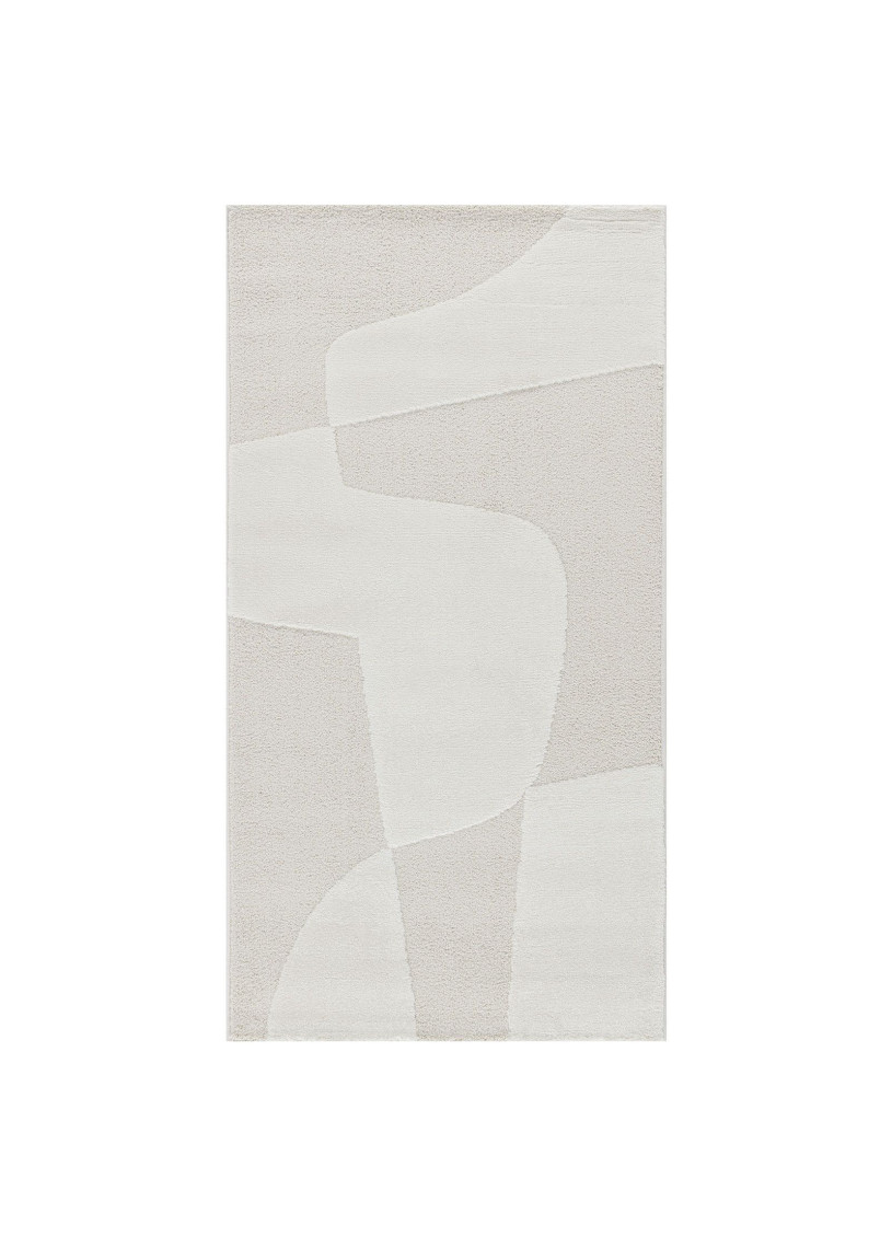 Tapis abstrait crème MONACO 80