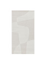 Tapis abstrait crème MONACO 80