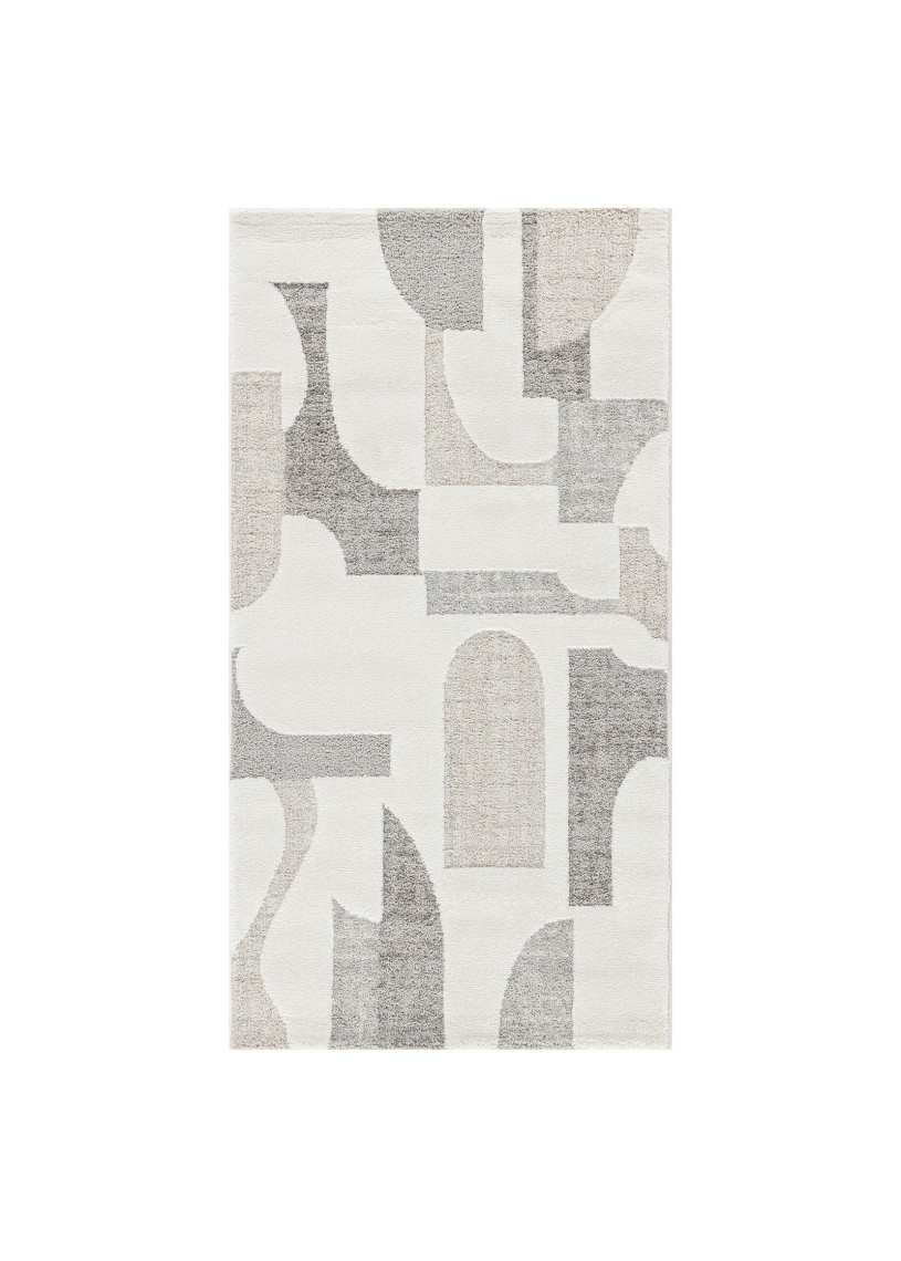 Tapis abstrait crème beige MONACO 60