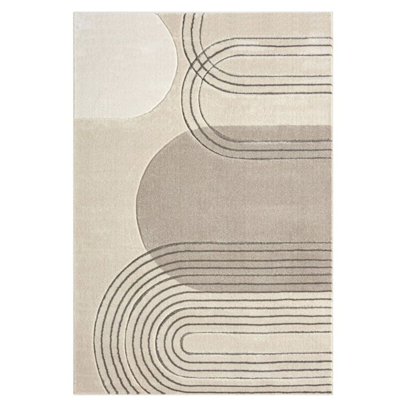 Tapis bohème beige marron TULUM