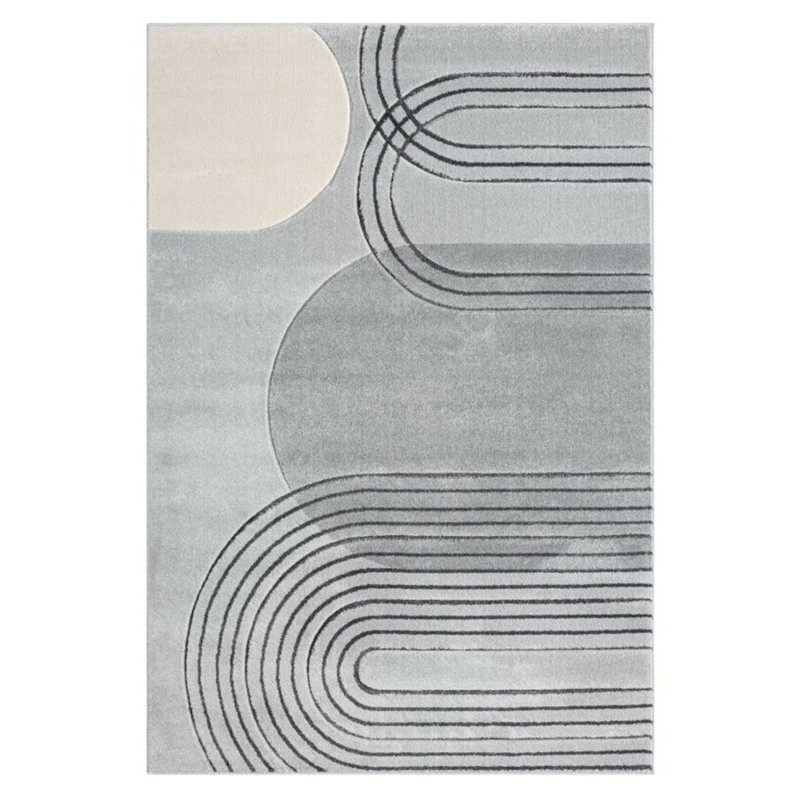 Tapis bohème gris TULUM