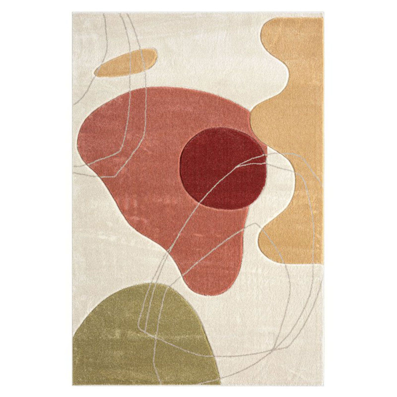 Tapis abstrait multicolore TULUM