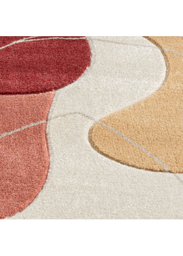 Tapis abstrait multicolore TULUM