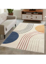 Tapis bohème multicolore TULUM