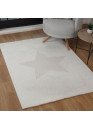 Tapis enfant étoile crème MONACO 82