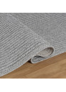 Tapis tissé effet laine gris EFES 60