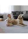 Tapis doux lavable gris - COSY