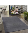 Tapis doux lavable gris anthracite - COSY