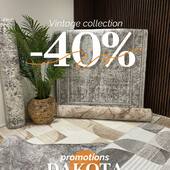 Promotions spéciales sur nos tapis vintage 😍
-40% sur toute la collection Dakota sur notre site internet toutapis.fr et en magasin ! 

 #tapis #promo #toutapis #soldes #reductions